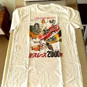 Death Race 2000 (film) - Japanese Movie Poster T-Shirt. White, medium.
